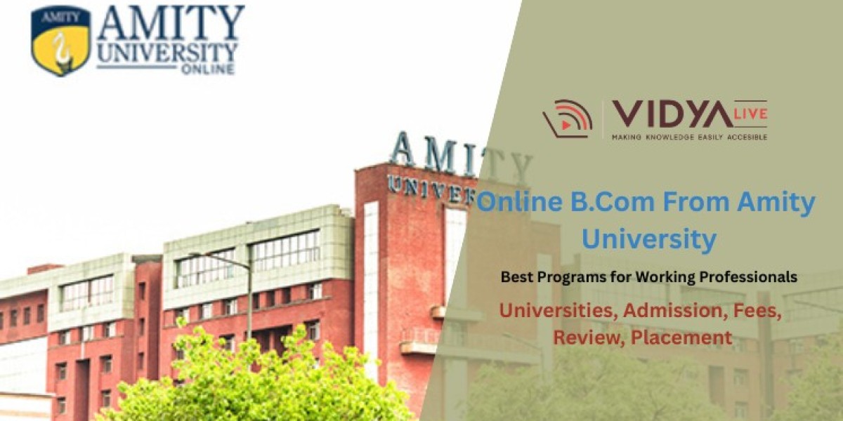 What is the fee structure for Online B.Com at Amity University?